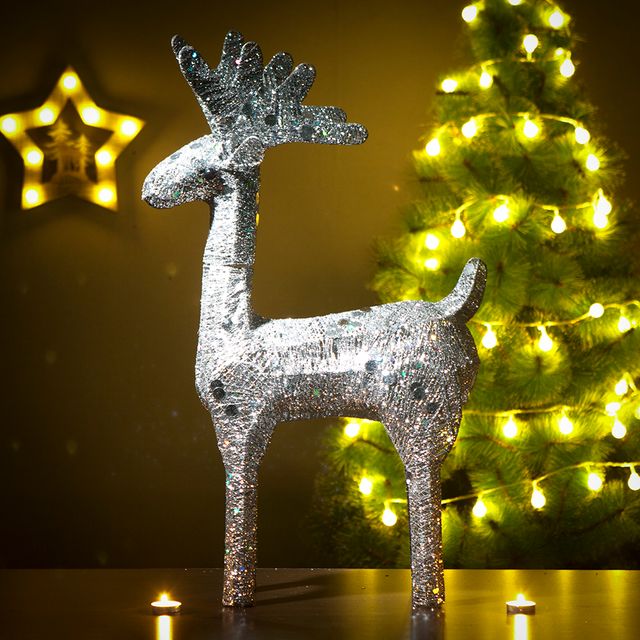 SHWA 중형 사슴 장식 크리스마스 70cm LED전구 포함