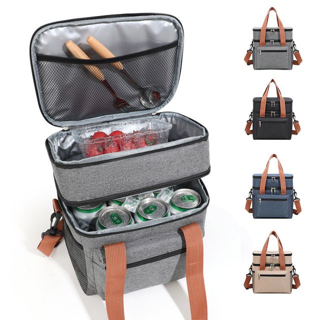 2단 보온보냉 아웃도어 런치백 ELG-251