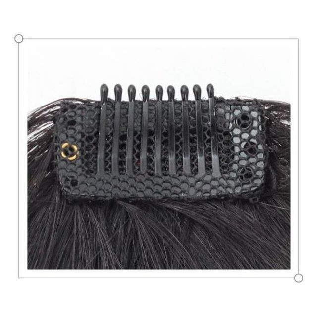 자연스러운 앞머리 가발 부분가발 B형 여성용 스타일링용