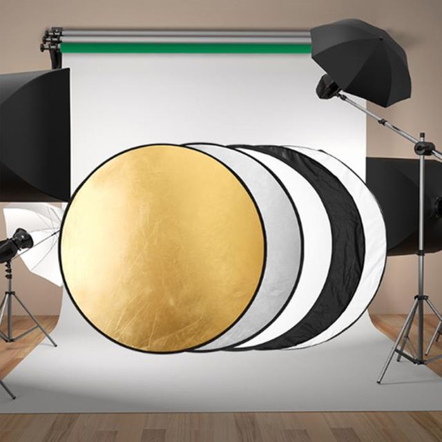 키밍 5in1 휴대용 반사판 촐영용 조명판 확산판 원형