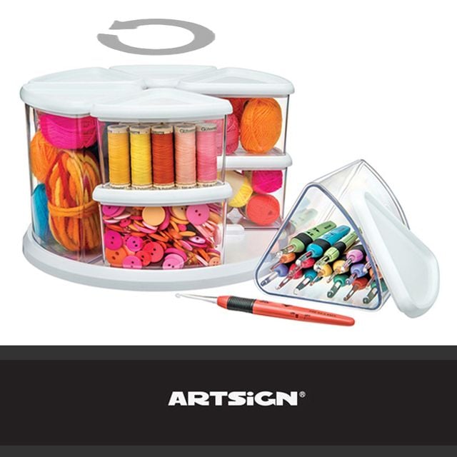 미용소품 화장품 문구 9칸 회전수납함