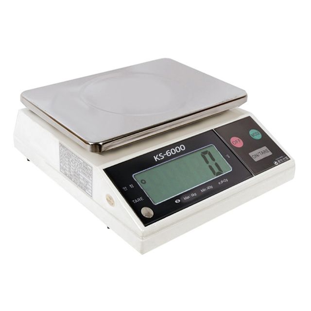 경인6000 지경부형식승인 업소용 전자저울 6kg