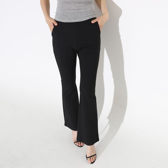 사방스판 부츠컷 바지 여성슬랙스 스판바지 SD220423