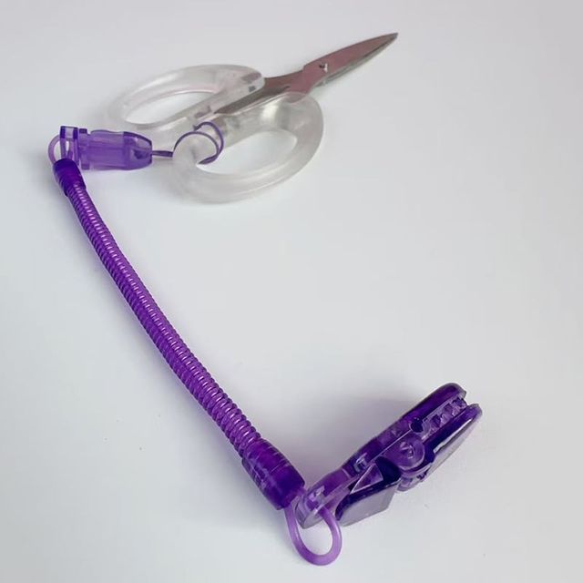 키밍 간호사 가위 스프링 집게 6P 클립 걸이 가위줄