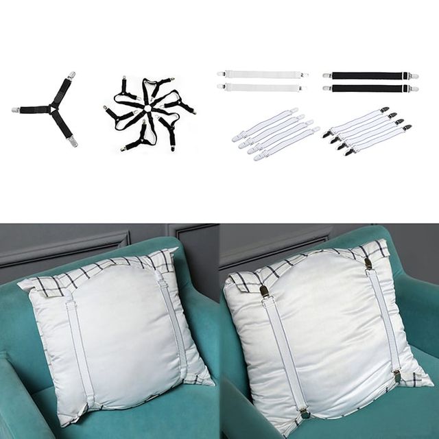 매트리스 고정밴드 밀림방지 침대 일자형 소 4개입