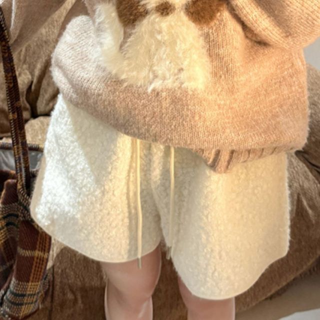 보들보들 뽀글이 밴딩 숏팬츠 JSC-1005502