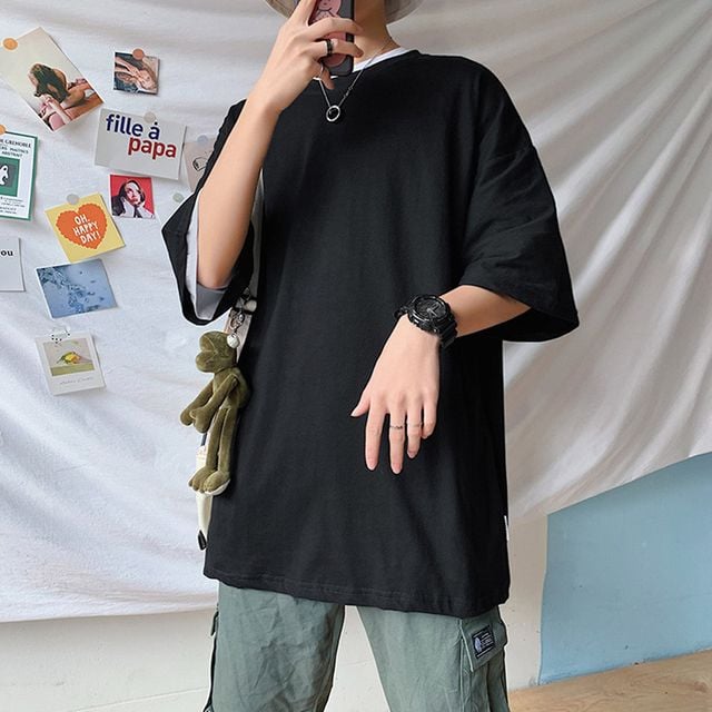 카오디 오버핏 남성 반팔티셔츠 SH-210316