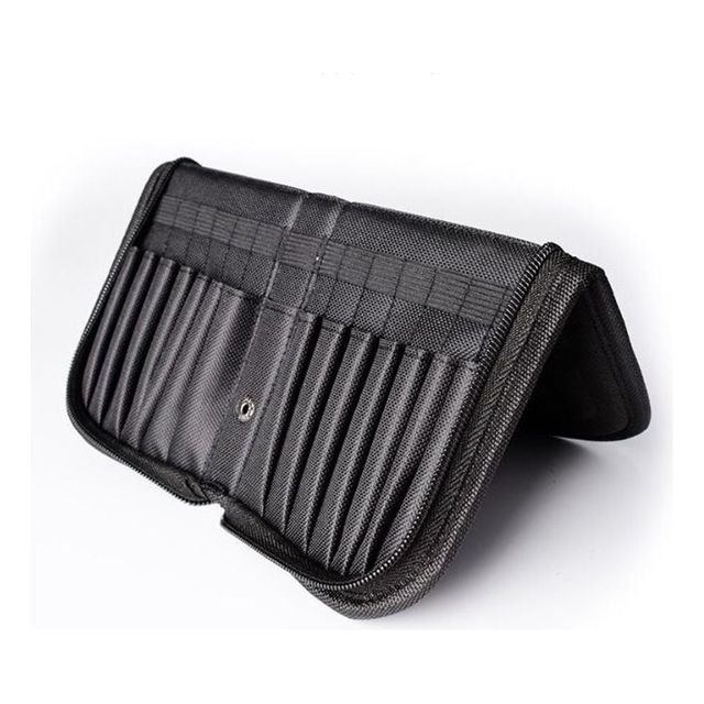 수채화 붓 휴대용 수납 케이스 파우치 미술 도구 정리함