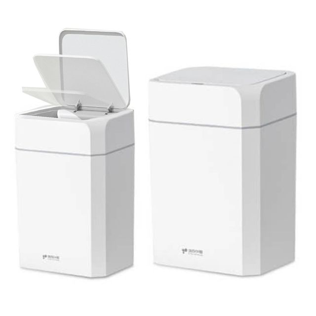 키친아트 자동센서 자동열림 뚜껑 스마트휴지통 쓰레기통 12L 16L택일