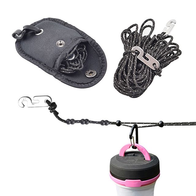 캠핑로프 소품 걸이줄 3.5m 데이지체인 빨랫줄 밧줄