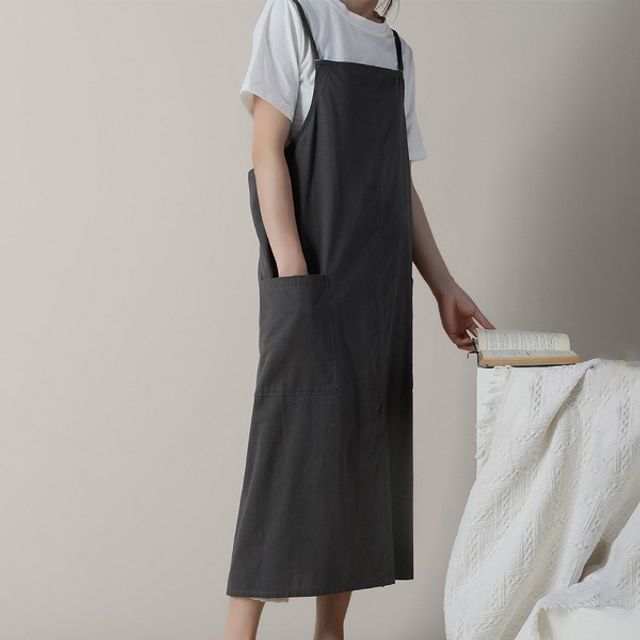 심플 단색 앞치마 카페앞치마 베이직앞치마 무지심플