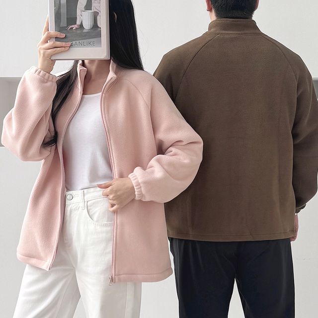 본켈 남녀 캠크루 양털 후리스 집업 자켓 SD-1004543