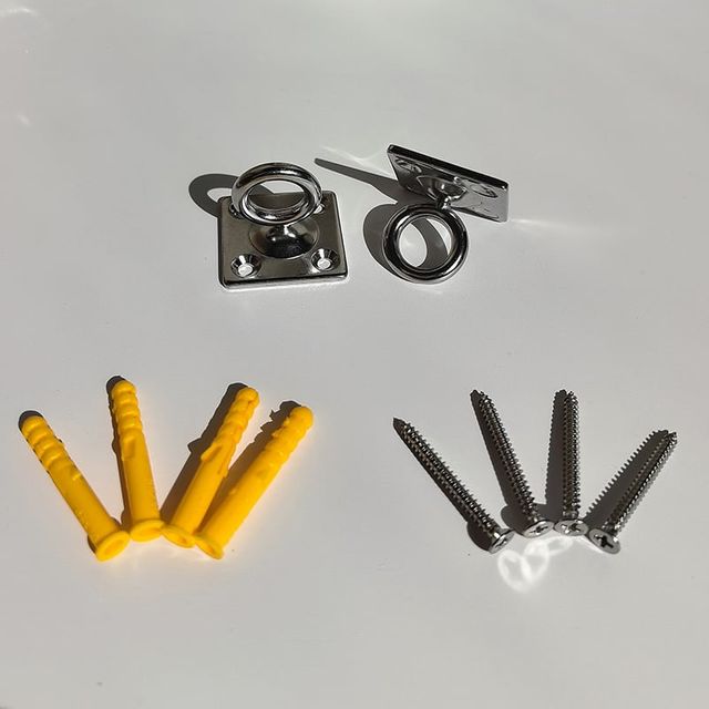 키밍 스텐 회전 링고리 2P 소품걸이 타공후크 소형