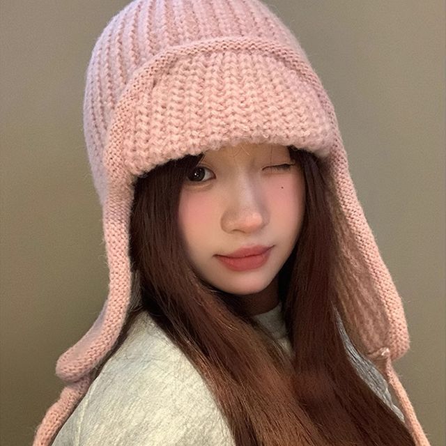 코코모 니트 안감양털 비니 니트모자 SD-1004445