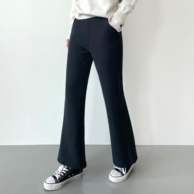 여성 왓슨 융털 기모 밴딩 롱 부츠컷 팬츠 JB-1007278