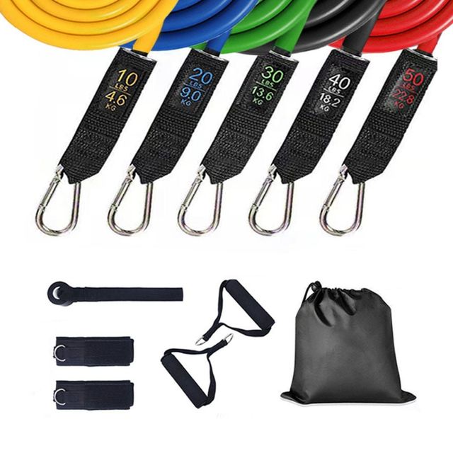 키밍 멀티 튜빙밴드 운동기구 세트 탄력 근력 운동 11종