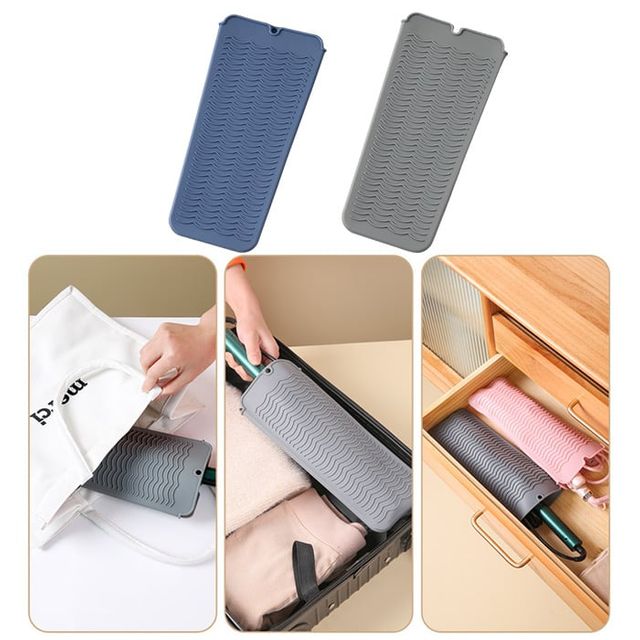 고데기매트 내열 다용도 파우치 받침대 실리콘 내열