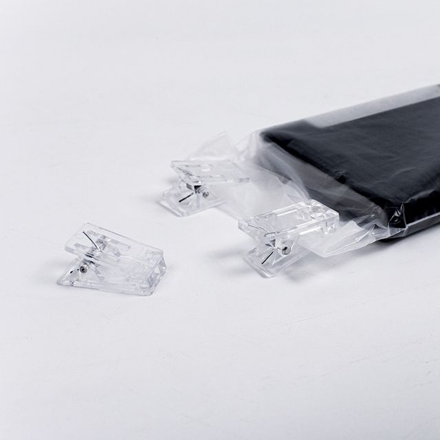 사원증 명찰 번호표 뱃지 다용도 투명 미니 집게