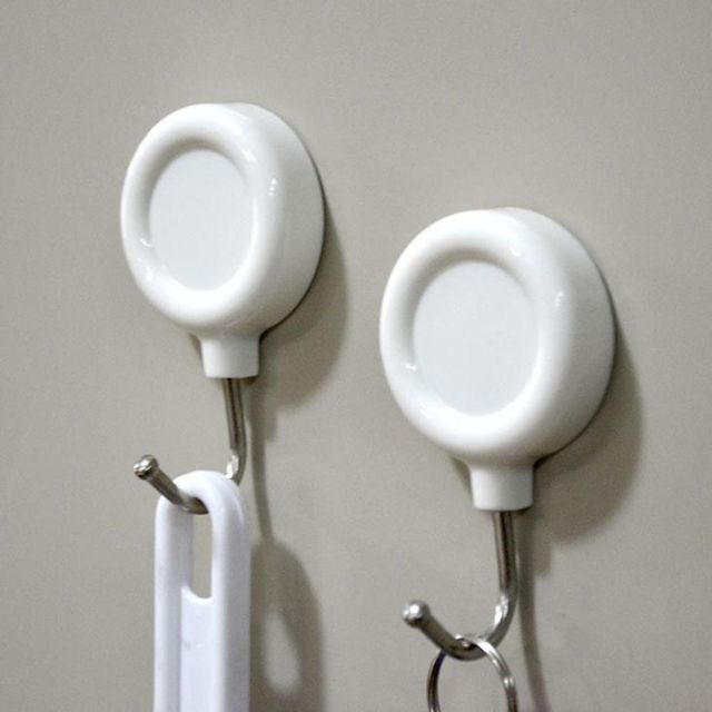 키밍 자석 냉장고 후크 마스크 걸이 2개 세트