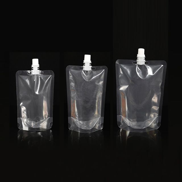 투명 스파우트 액상주스 음료 캡파우치 음료팩 주스팩