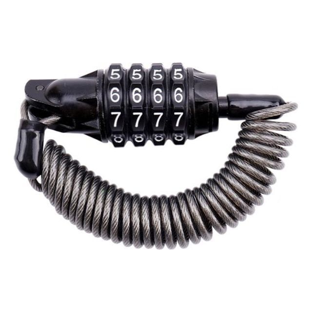 자전거 오토바이 케이블 잠금장치 보안 열쇠