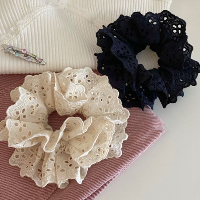 펀칭 레이스 헤어 곱창밴드 OSM-1006177