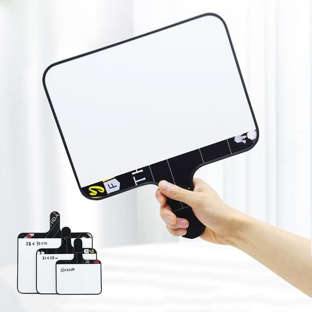 손잡이 양면 화이트보드 정답판 미니보드 21x28CM