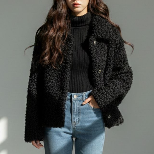 보아 뽀글이 숏자켓 HPC-1007883