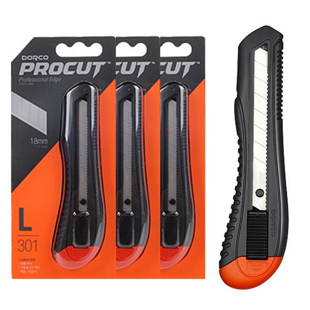 도루코 대형 카타칼 산업용 C5 커터칼 3개