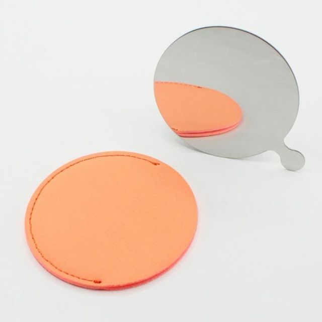 키밍 미니 손거울 패션 휴대 화장 거울 커버
