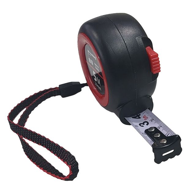 장만A637 튼튼하고 견고한 자동 쇠 줄자 5M 멈춤버튼 Huolang 만물선생