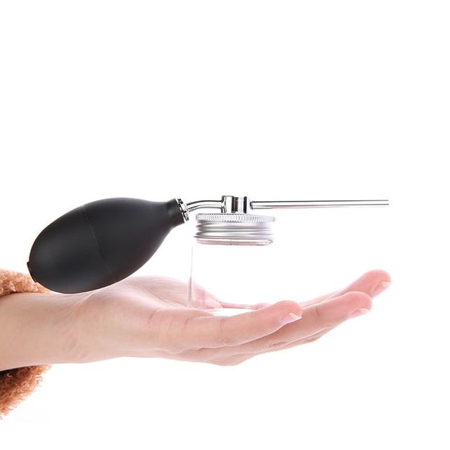 흑채 에어펌프 헤어라인 분사기 파우더 분무기 펌프