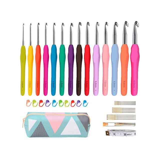 코바늘 뜨개질 14종 세트 뜨개도구 뜨개바늘 뜨개부자재
