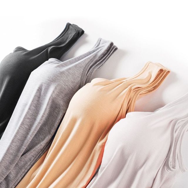 모달 밴딩캡 일자 나시 브라탑 런닝탑 여성용