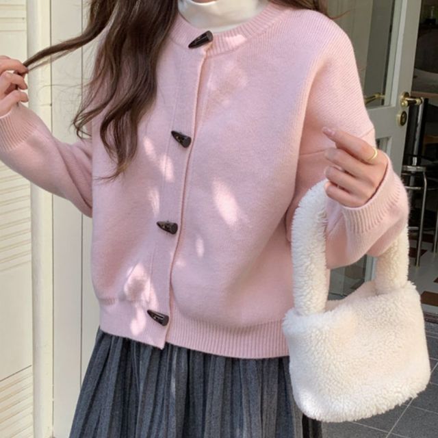 러블리 무드 떡볶이 니트 가디건 JSD-1004693