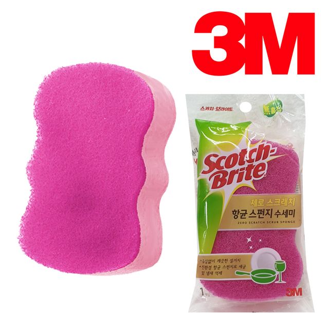 3M 0884 제로스크래치 스펀지 수세미