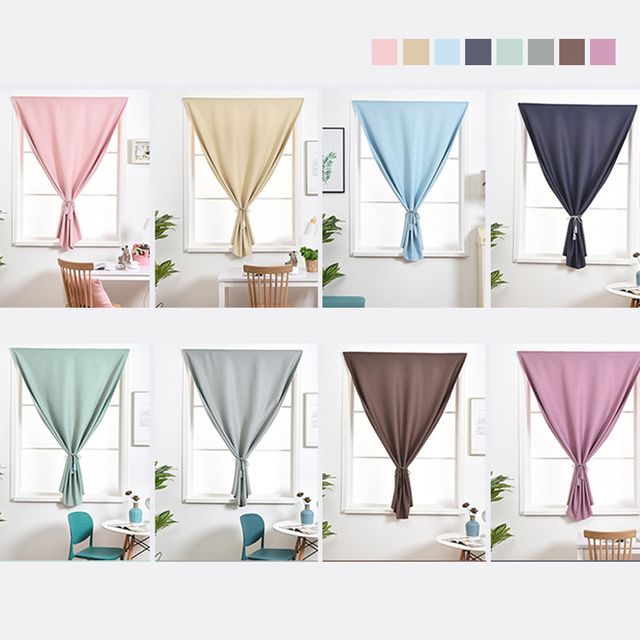 키밍 찍찍이 암막 커튼 창문커텐 무타공 부착식