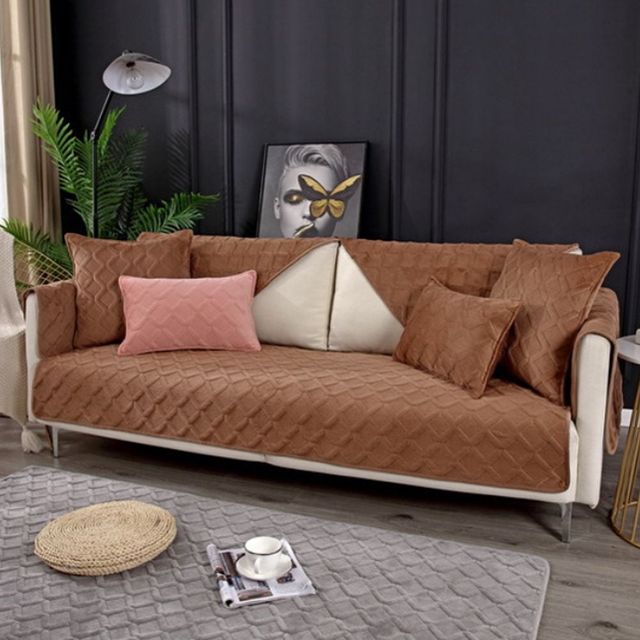 북유럽 극세사 소파패드 3인용 4인용 다용도 인테리어 패브릭