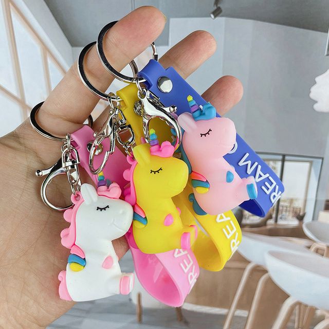 컬러 유니콘 키링 ELS-103