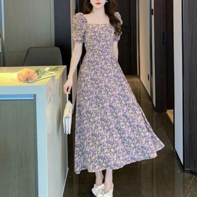 플로라 여신핏 오프숄더 플라워 원피스 SWC-1006259