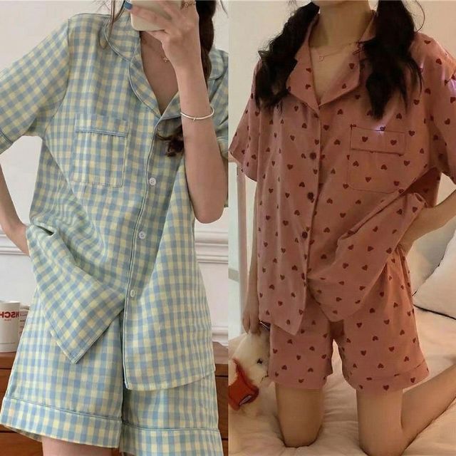 홈웨어 여름 잠옷 세트 스프라이트 하트 FLS-1006625