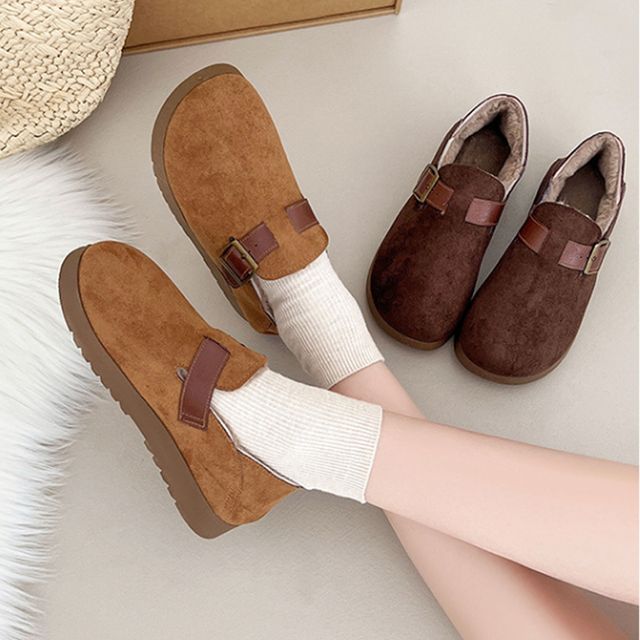 안드레아 버클 퍼 슬립온 데일리 털신 SD-1004710