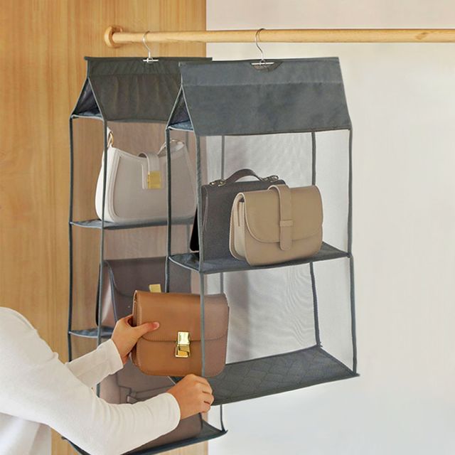 가방 핸드백 정리 행거 속옷 잡화 수납 선반 걸이