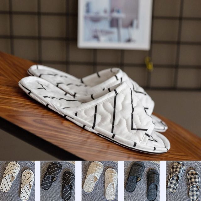 키밍 층간소음 차단 실내 퀼트 슬리퍼 남녀 공용 거실화