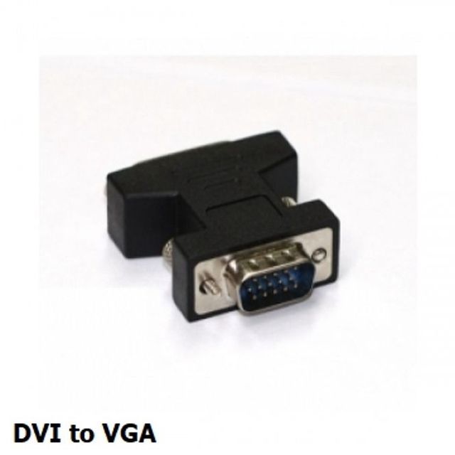 DVI 수 입력 to VGA 암 출력 변환 젠더