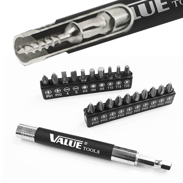 밸류41721 흔들림방지 스크류 드릴가이드 비트세트