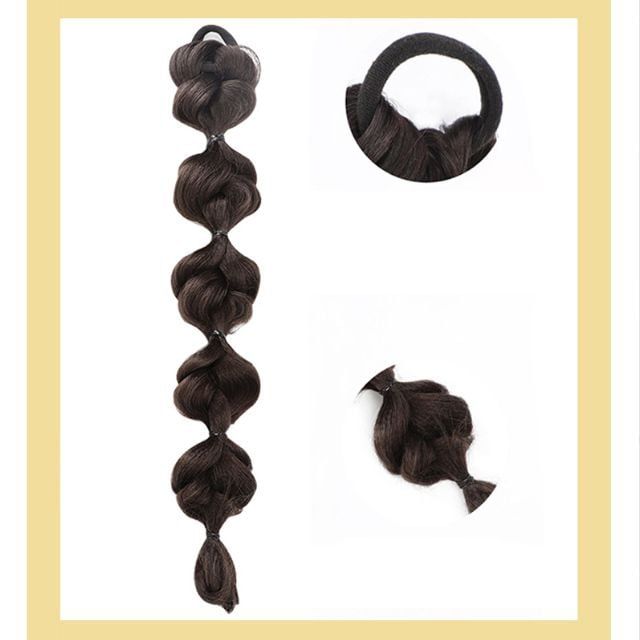 땋은 머리 포니테일 가발 힙합 스타일 코스프레용