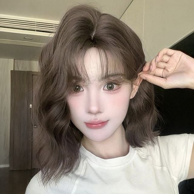 카네아 물결웨이브 단발머리 여성 통가발 SD-251226