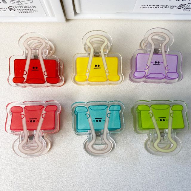 컬러팝 미니 아크릴 팬시 클립 HL-00032