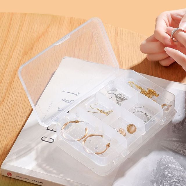 다용도 2단 주얼리 정리함 귀걸이 수납 보관함
